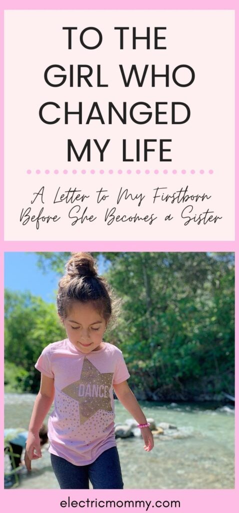 I never knew how much a person could change your life until I gave birth to my daughter. I will miss our time we had together but know that she will be the best big sister. | Open Letter to Daughter | Motherhood | Becoming a Big Sister | Preparing Toddler for Baby | Letter to Daughter #motherhood #girlmom #parenting #newbaby #bigsister #momlife #openletter