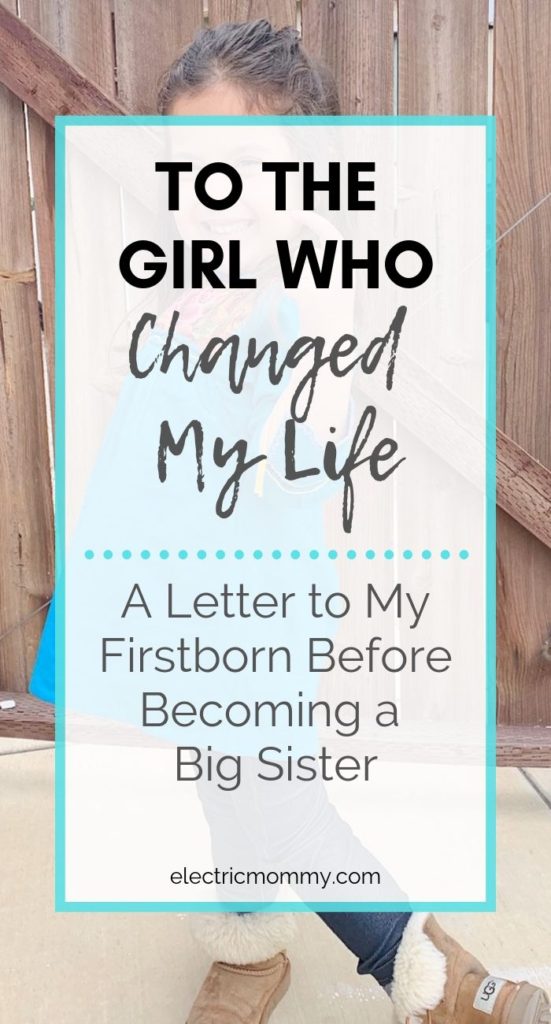 I never knew how much a person could change your life until I gave birth to my daughter. I will miss our time we had together but know that she will be the best big sister. | Open Letter to Daughter | Motherhood | Becoming a Big Sister | Preparing Toddler for Baby | Letter to Daughter #motherhood #girlmom #parenting #newbaby #bigsister #momlife #openletter