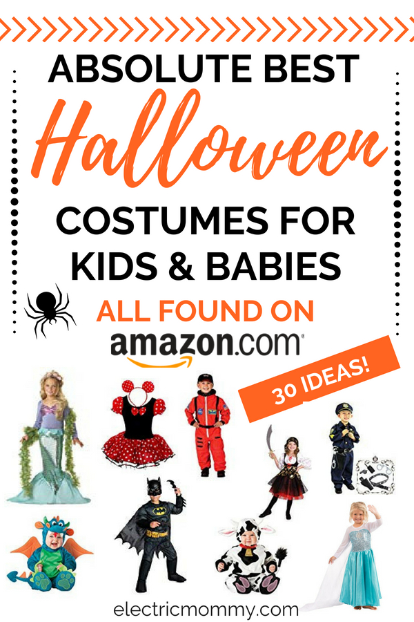 I like to make things easy and that means a lot of Amazon shopping! I was searching for costumes for my girls and decided to put together a list as I did my research to help you out as well. Here are 30 of the best Halloween costumes for kids on Amazon. | Best Halloween Costumes for Kids | Baby Costumes | Toddler Costumes | Cute Halloween Costumes | Disney Costumes #halloween #halloweencostumes #costumeideas #disneycostumes 