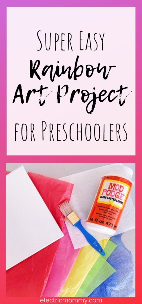 This rainbow art project is not only easy, but really fun! My daughter had a lot of fun with this one. It's a perfect rainy day craft. Kids Activities | Easy Crafts for Kids | Art Projects for Kids | Preschool Activities | Preschool Crafts | Easy Crafts for Toddlers | Summer Crafts for Kids #craftsforkids #preschoolcrafts #kidactivities #artsandcraftsforkids #artsandcrafts #rainbowart #preschoolprojects