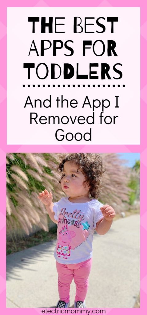 Screen time. Two words we all have to think about as parents today. Not only do we have to decide how much is okay for our kids but also, what apps we are okay with them using. Here is my experience with an app I removed for good and five other apps that we both love instead. | Screen Time for Kids | Best Educational Apps for Kids | Screen Time for Toddlers | Screen Time for Babies | Best Educational Apps for Toddlers | Best Educational Apps for Preschoolers | Screen Time Rules #screentime #bestappsforkids #bestappsfortoddlers #besteducationalapps #momlife #sahm #momproblems #screentimerules