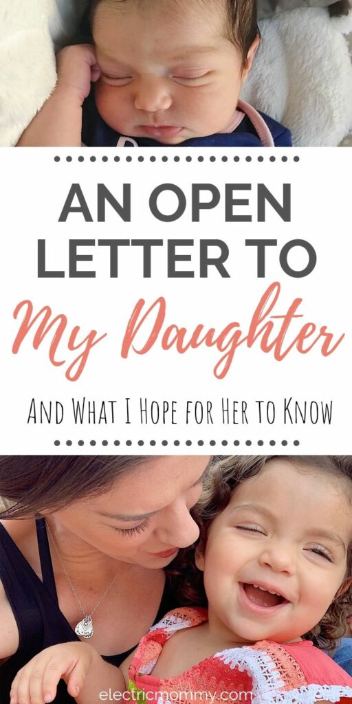 My second daughter and I had a rough start. We are closer than ever now though, and I wanted to share a letter I wrote to her just before her second birthday. | Dear Daughter Letter from Mother | To My Strong Willed Child | Letter to Daughter | Letter to Daughter from Mother #motherhood #parenting #openletter #deardaughter #girlmom #momlife
