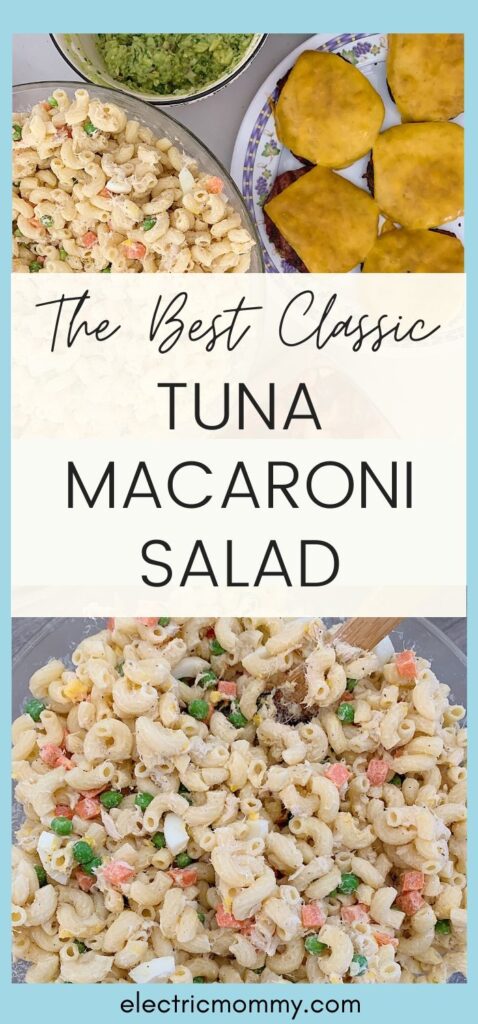 Looking for a classic tuna macaroni salad that's easy to throw together and uses simple ingredients? Read on for my favorite classic tuna macaroni salad. | Tuna Macaroni Salad | Tuna Pasta Salad | Macaroni Salad Recipe | Tuna Macaroni Salad | Macaroni Salad with Tuna | Best Macaroni Salad | Easy Macaroni Salad | Tuna Salad #macaronisalad #tunamacaronisalad #easysidedishes #sidedishes #bbq #bqfood #pastasalad 