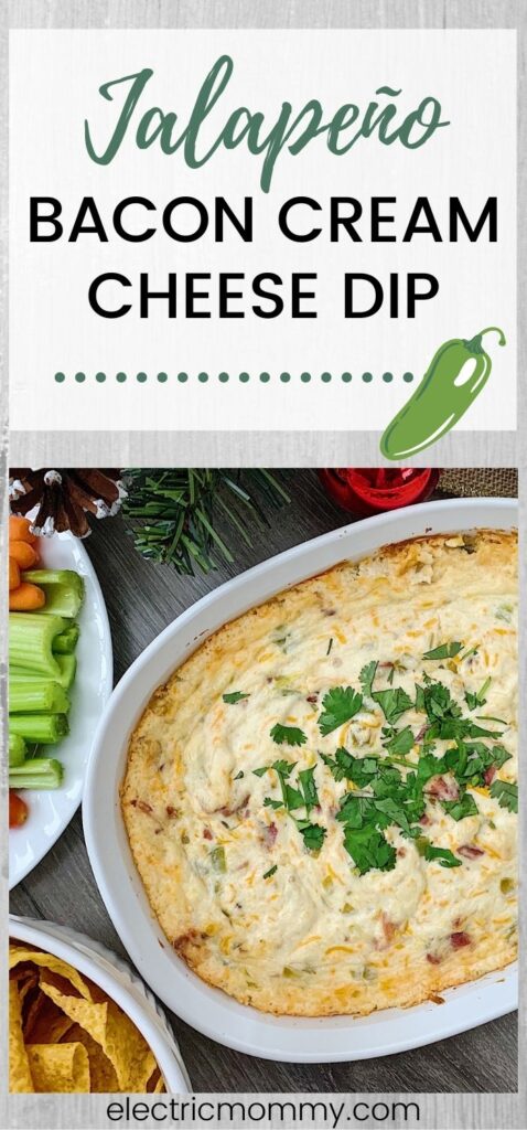 Jalapeno Bacon Cream Cheese Dip | Jalapeno Bacon Dip | Jalapeno Bacon Popper Dip | Jalapeno Popper Dip | Holiday Dishes | Holiday Appetizers | Jalapeno Dip with Bacon | Holiday Appetizers Easy | Holiday Party Appetizers