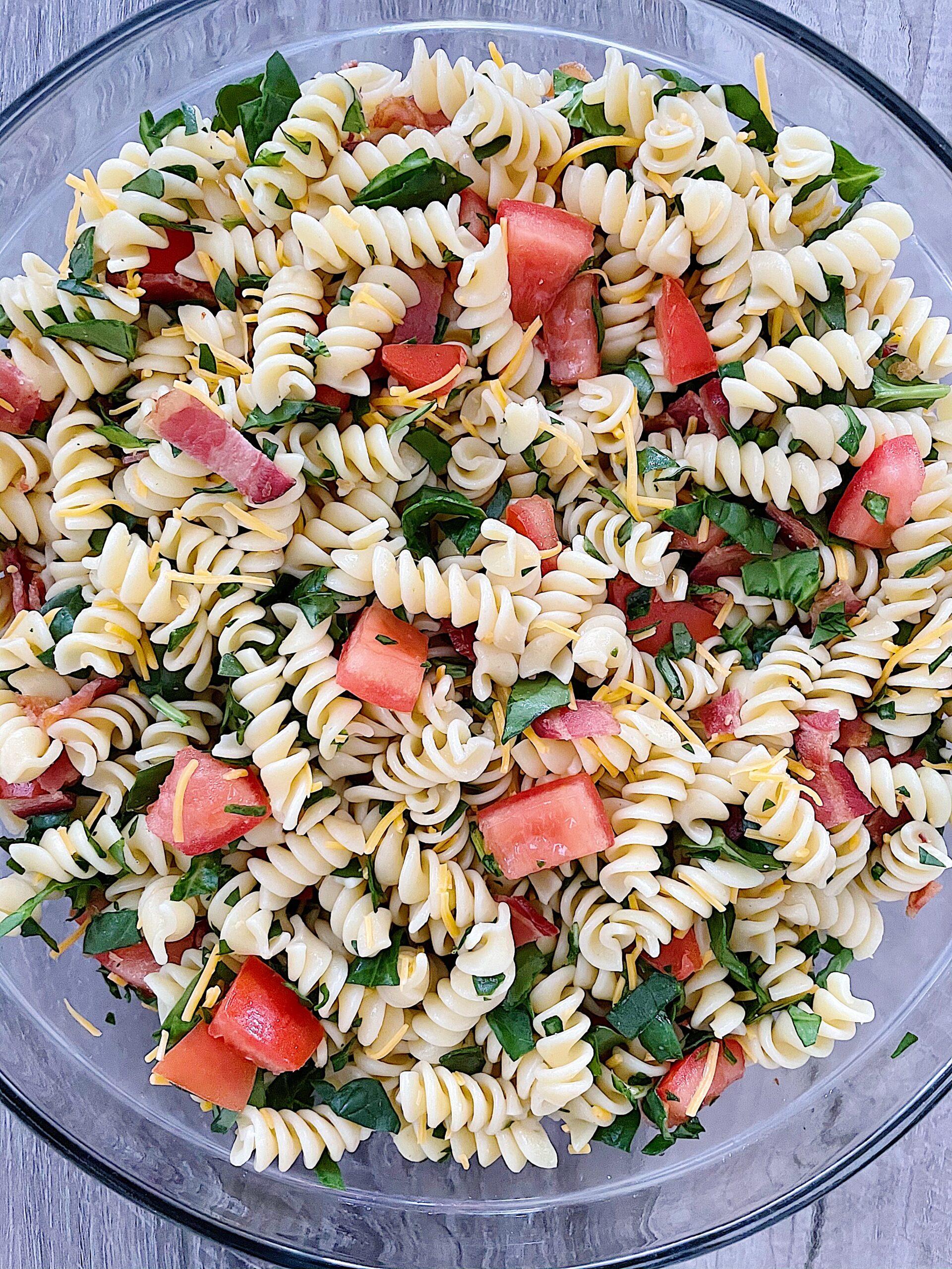 BLT Pasta Salad With Creamy Dill Dressing