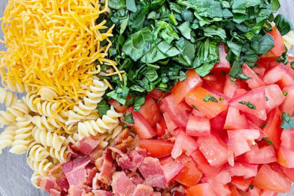 BLT Pasta Salad with Creamy Dill Dressing