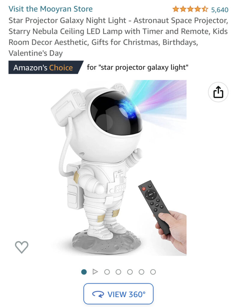 Unique Gift Ideas on Amazon for Kids - Astronaut Night Light, Gift Ideas for 7 Year Olds, Gift Ideas for Kids That Have Everything