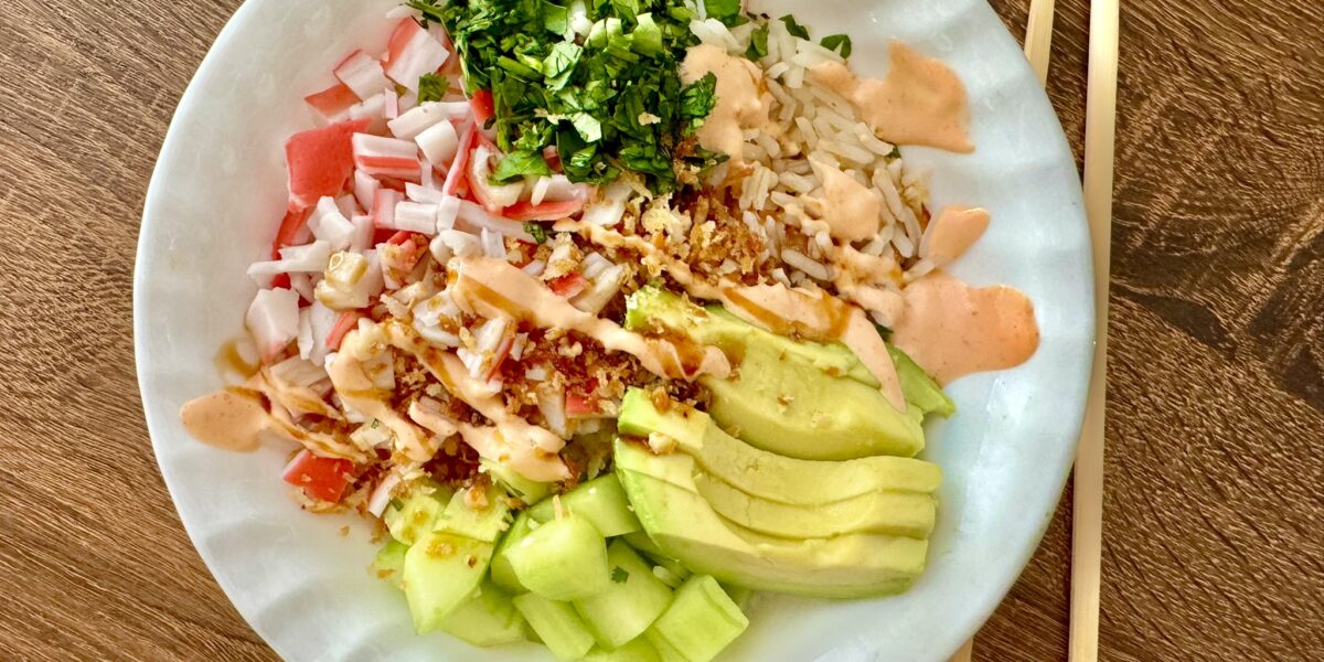 Crunch Roll, Sushi bowl Recipes, Easy Sushi bowls