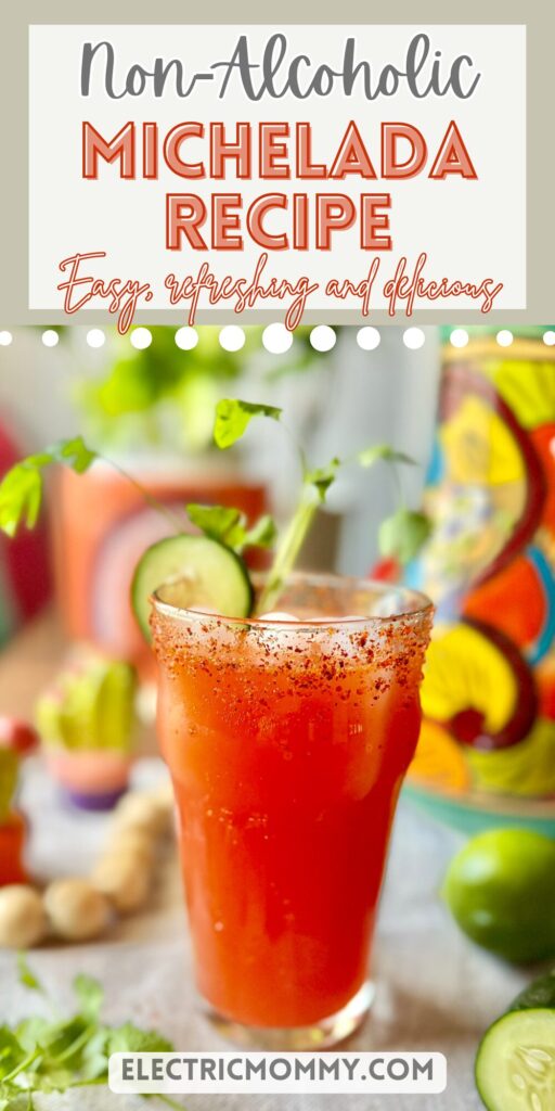 non-alcoholic michelada, michelada recipe, mocktail recipe