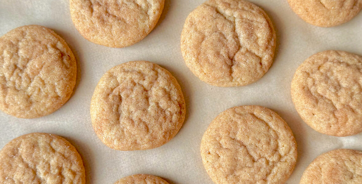 rows of churro cookies laying on a flat surface